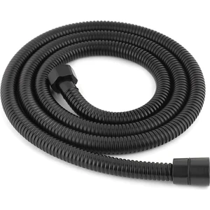 Banora Duş Spiral Hortum Paslanmaz 150 Cm Siyah