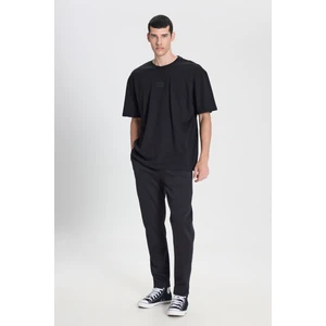 Slim Fit Dar Kesim Normal Bel Haki Esnek Jogger Pantolon