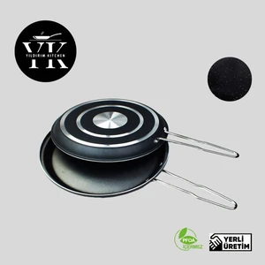 Yıldırım Kitchen 𝗬𝗶𝗹𝗱𝗶𝗿𝗶𝗺 𝗞𝗶𝘁𝗰𝗵𝗲𝗻 İkiz Balık (Börek, Krep) Tavası 32CM