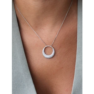 Neva Jewelry Taşlı Oval Kolye