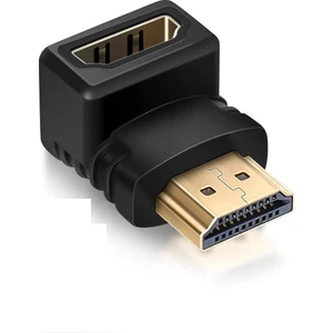 Hq Speed Plus  90° 4K HDMI Erkek-Dişi Adaptör – Ultra Hd, Altın Kaplama Bağlantı