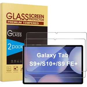 Samsung Galaxy Tab S10 Plus/s9 Plus/s9 Fe Plus/s7 Fe 5g/s8 Plus 12.4'' Tepmerli Cam Ekran Koruyucu 2 Adet