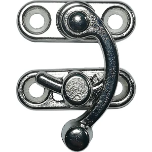 KÜÇÜK YAY GÖZÜ KANCALI KİLİT NİKEL 10 ADET KUTU SANDIK VE KAPAK KLİPSİ 20X24 MM