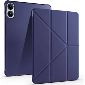 Megafox Teknoloji Xiaomi Redmi Pad Uyumlu Pro Kılıf Zore Tri Folding Kalem Bölmeli Standlı Kılıf, Lacivert