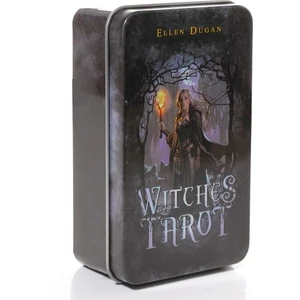 The Witches Tarot Kağıdı Metal Kutulu Tarot Destesi
