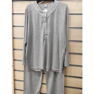 Pamuk Uzun Kol Kadın Pijama Takım 14642