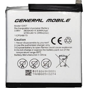 General Mobile Genaral Mobile GM 9 PRO Batarya Pil Sıfır