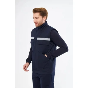 Kapitoneli Reflektörlü Kışlık Iş Yeleği