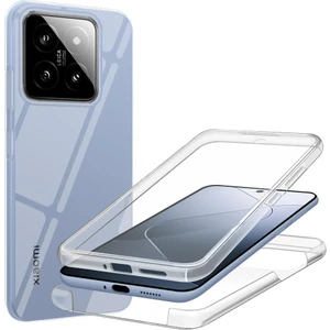 Xiaomi 14 Kılıf 360 Şeffaf Ön Arka Korumalı Şeffaf Silikon
