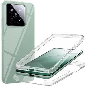 Xiaomi 14 Pro Kılıf 360 Şeffaf Ön Arka Korumalı Şeffaf Silikon