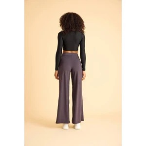 Antrasit Yoga Pantolon Tayt