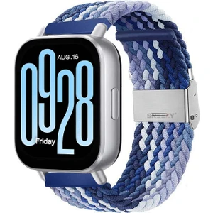 Xiaomi Redmi Watch 5 Active/Redmi 5 Lite Uyumlu Metal Klips Solo Fiberlink Örgü Kordon