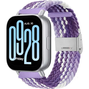 Xiaomi Redmi Watch 5 Active/Redmi 5 Lite Uyumlu Metal Klips Solo Fiberlink Örgü Kordon