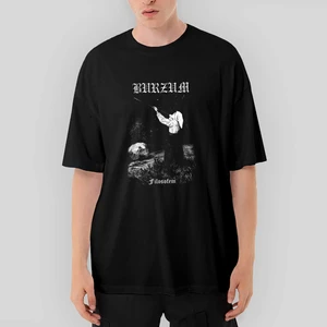 Crows Gate Burzum Filosofem Oversize Siyah Tişört