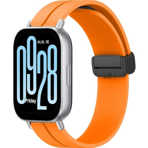 Xiaomi Redmi Watch 5 Active/Redmi 5 Lite Uyumlu Manyetik Tokalı Yumuşak Soft Silikon Kordon