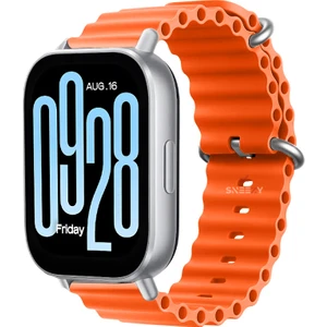Xiaomi Redmi Watch 5 Active/Redmi 5 Lite Uyumlu Ocean Tasarım Metal Toka Soft Silikon Kordon