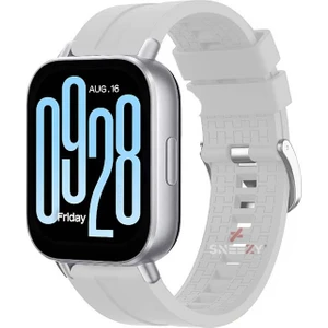 Xiaomi Redmi Watch 5 Active/Redmi 5 Lite Uyumlu Novagt Metal Tokalı Yumuşak Silikon Kordon