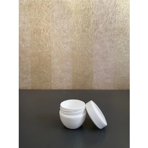 20 ml Beyaz Boş Plastik Krem Kutusu 100 Adet