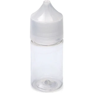 30 ml Gorilla - Pet Da mlalık Şişe - Likit - Şeffaf - Şeffaf Kilit Kapak - Boş Şişe 10 - Adet