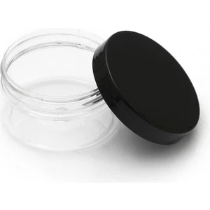100 ml - Plastik Boş Kavanoz Şeffaf - 10 Adet