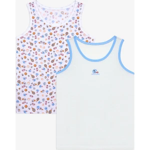Erkek Çocuk Sporty 2li Çok Renkli Atlet
