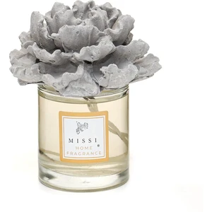 200 ml Gri Seramik Çiçek Taşlı Black Orchid Oda Kokusu