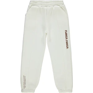 Civil Girls Kız Çocuk Eşofman Altı 6-9 Yaş Ekru