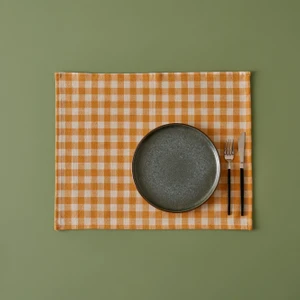 Bella Maison %100 Pamuk Pavia Amerikan Servis Hardal (35X45 Cm)