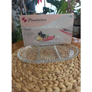 Servis Tabağı Paşabahçe Elegant Oval Bölmeli Servis Tabağı
