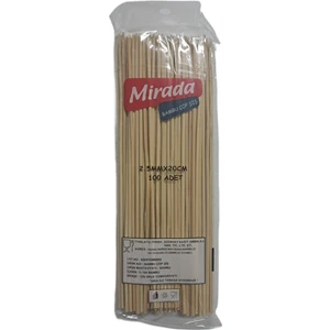 Bambu Çöp Şiş 2,5MMX20CM 2 paket 200 Adet