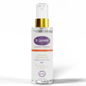 Gallipoli Lavender Lavanta Yağlı Kolonya 80° Sprey 100 ml Doğal Saf Lavanta Yağı Kolonyası