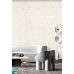 Isı ve Ses Yalıtımlı Sürülen Altın Mineral Taşlı Beyaz Duvar Kağıdı -W11-PLUS1-5KG-16,5M²