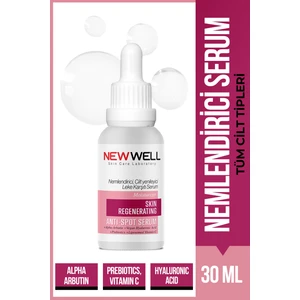 New Well C Vitamini İçeren Nemlendirici ve Yenileyici Serum - Tüm Cilt Tipleri için Leke Karşıtı Günlük Bakım, 30 ml