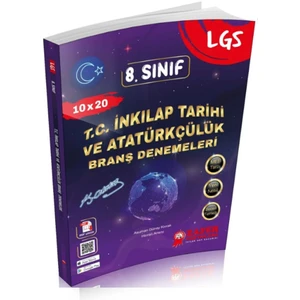 8. Sınıf İnkılap Tarihi ve Atatürkçülük Branş Denemeleri Soru Bankası LGS - YENi