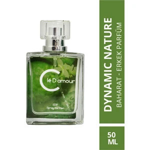 Cle D'Amour Dynamic Nature (Turunçgil/Baharat) Men - Erkek Parfüm 50 ml - Vegan