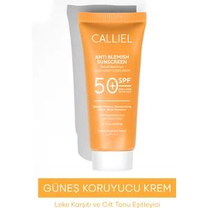 Leke Karşıtı Tüm Ciltler İçin Yüksek Korumalı 50 SPF Güneş Kremi Glutatyon Etkili 50 ML
