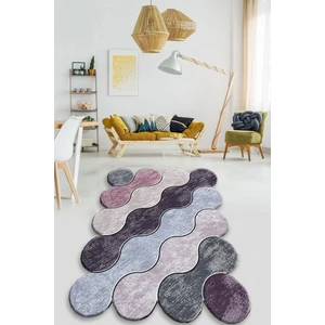 Chilai Home Circle Mor Dekoratif Halı Djt 80 x 200