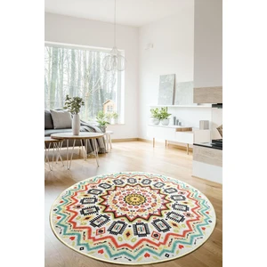 Chilai Home Mandala Color Djt Çap Dekoratif Modern Halılar