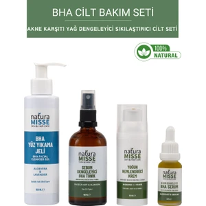 BHA Cilt Bakım Seti ve Sebum Dengeleyici Destekli Azaltıcı