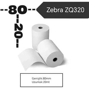 Zebra ZQ320 Termal Rulo 80MMX20MT