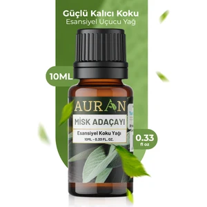 Misk Adaçayı Esansiyel Uçucu Koku Yağı Difüzör Esansı Buhurdanlık Yağı Aromaterapi Yağı 10ml