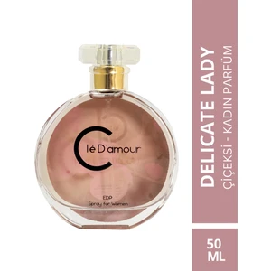 Cle D'amour Kadın Parfüm 50 ml - Delicate Lady (ÇİÇEKSİ) Women - Vegan