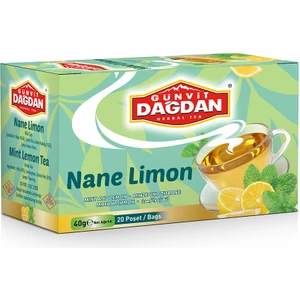 Günvit Dağdan Nane Limon Kutu Natürel Sallama Poşet Çay 20'li