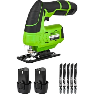 Dynamic Tech 12 V 2 Ah Çift Akülü Şarjlı Dekupaj Testere Makinesi