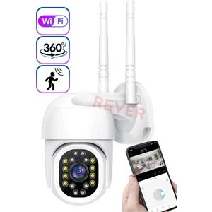 360° Haraketli Hareket Sensörlü 2mp Güvenlik Kamerası Ip Kamera Su Geçirmez IP66 Wıfı