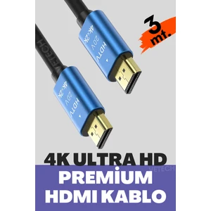 4K HDMI Kablosu Hdtv 2.0V Oyuncu Bilgisayarı, Playstation, Xbox, Notebook Için