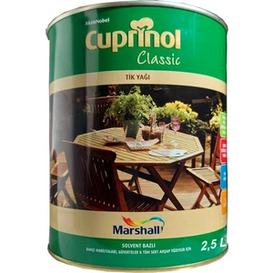 Cuprinol Classıc Tik Yağı 2,5 Lt. 3,5 kg
