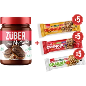 Nutzilla Fındık Kreması Kakaolu + Granola Bar Deneme Paketi