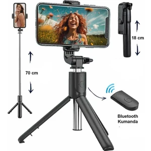 Ayaklı Siyah Mini Tripod