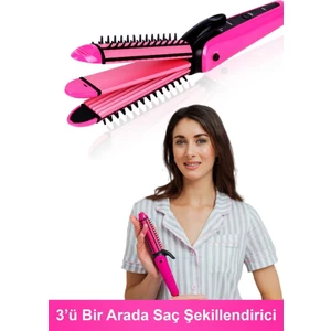 3’ü Bir Arada Saç Şekillendirici